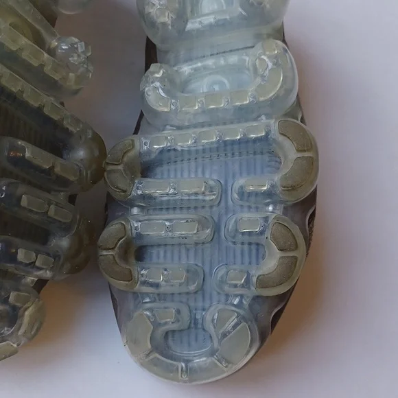 Nike Air Vapormax Flyknit Moc Shoes Sneakers Dark Stucco SZ 8.5 AA4155 013 - Picture 9 of 13